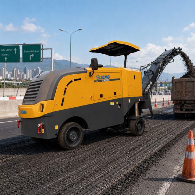 XM1005H koudfreesmachine 1m breed Asfalt wegfreesmachine voor het onderhoud van de snelweg