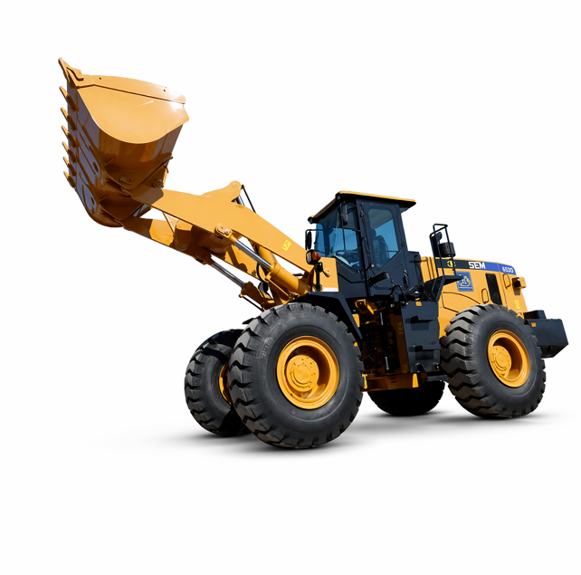Heavy Duty Construction Wheel Loader, veilig ontwerp, eenvoudig onderhoud Front End Loader voor het bouwen van mijnbouwwerken