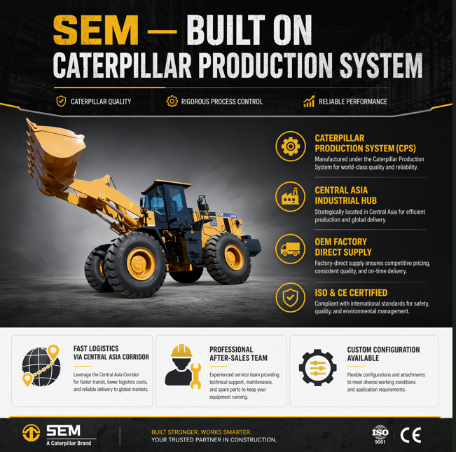 Heavy Duty Construction Wheel Loader, veilig ontwerp, eenvoudig onderhoud Front End Loader voor het bouwen van mijnbouwwerken
